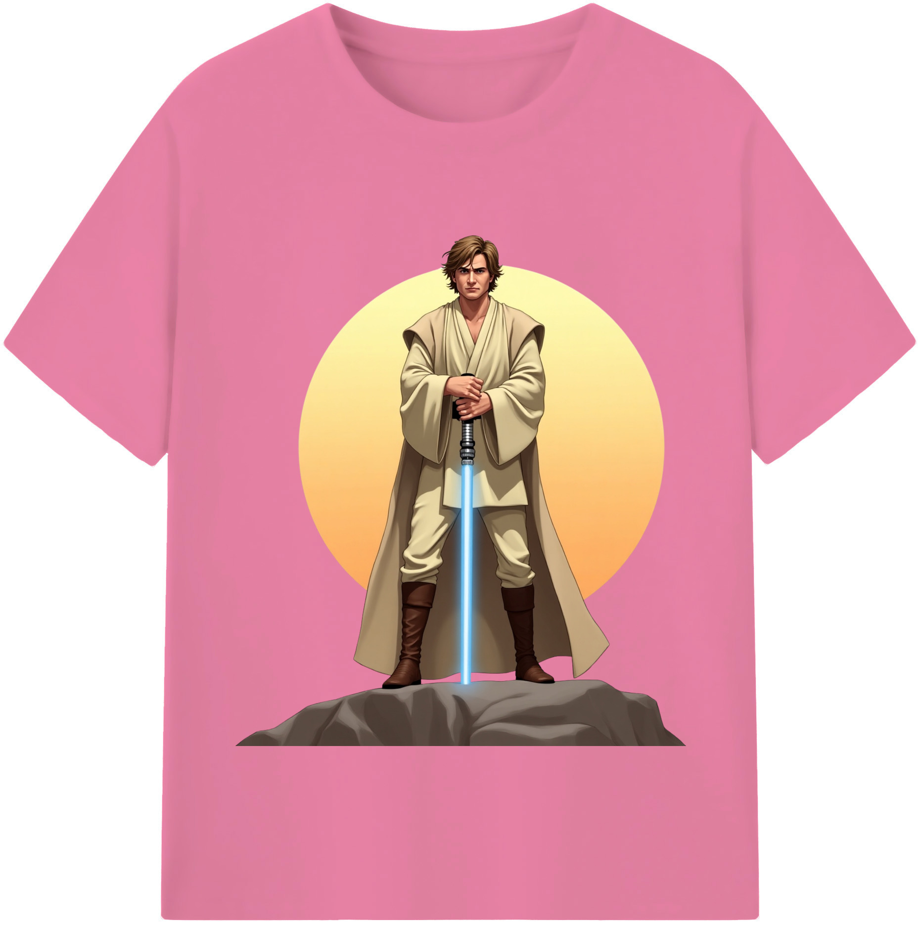 （画像用） スター・ウォーズ Star Wars 綿100％半袖Tシャツ（フロントプリント）